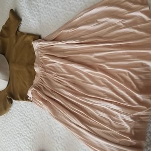 J. Crew ruffle skirt (peach color) lightly see thr